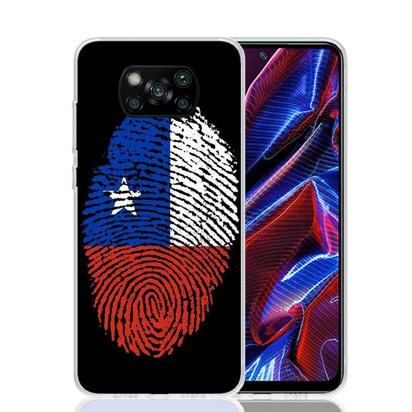 Chile Flag Phone Case For Xiaomi Poco F7 Ultra X7 X6 Pro X5 Redmi 15 15C 13 13C 12 12C 10 10A 10C 9 9A 9C 9T Shell Poco X7 X6 X5