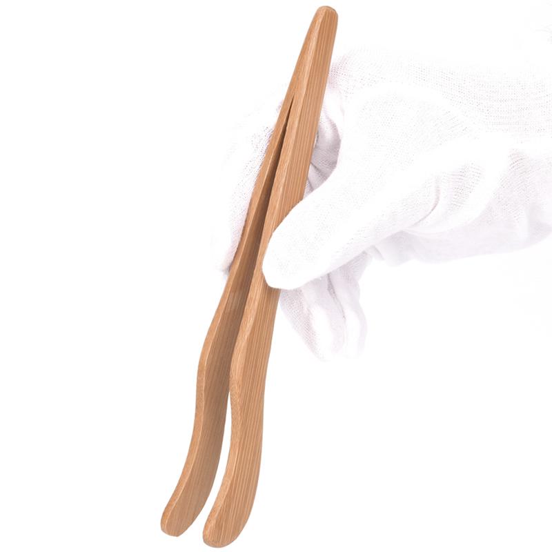 Bamboo Tea Clips Chinese Tea Tool Pu'Er Kung Fu Flower Tea Wood Clip Accessories