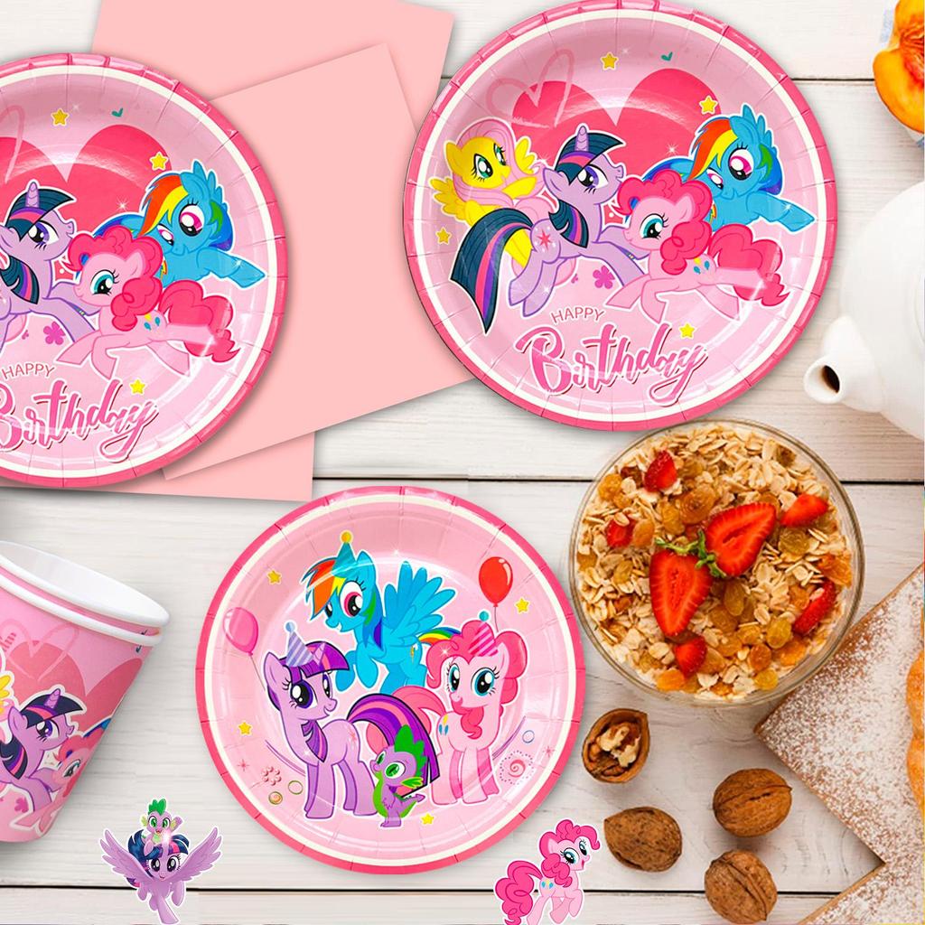 Birthday Party Supplies,164pcs Party Decorations&Tableware Set- Balloons Cake Toppers Table Cloth Plates Napkins Etc Party Supplies