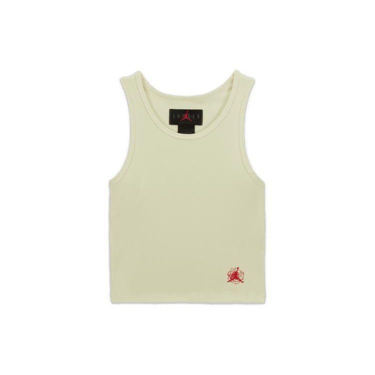 Jordan X Teyana Taylor Camisetas sin Mangas para Mujer Blancas Moderadas FB2630-113