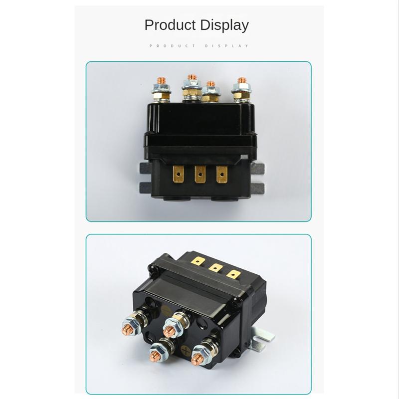A03E-12V Winch Rocker Switch Thumb 250A Solenoid Relay Contactor Winches For ATV UTV