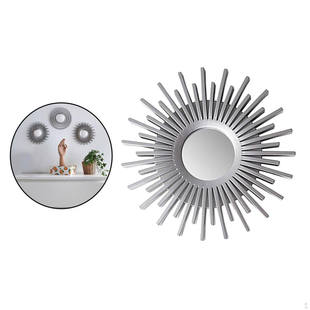 Miroir Mural Rond Style Bohème Chic pour Décoration d'Intérieur Contemporaine
