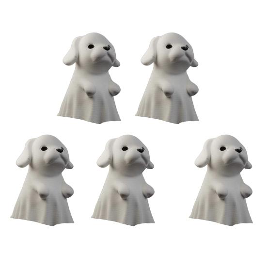 Yousheng 2/3/5Pcs Ghost Cat Garden Statue Halloween Pet Figurine Horror Festive Atmosphere Halloween Party Decor
