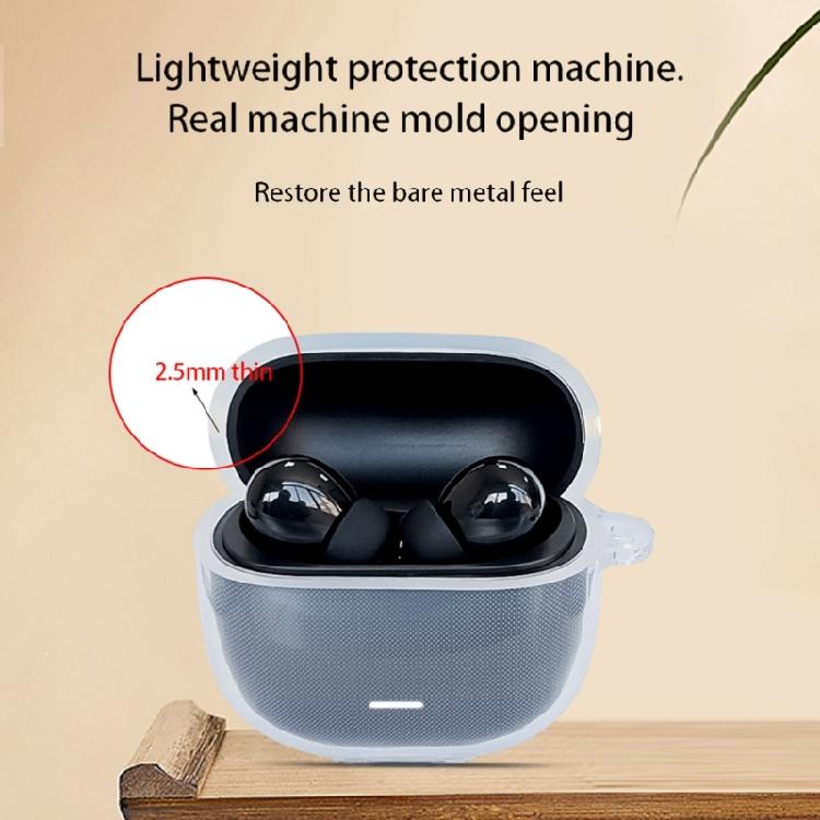 Ergonomic Clear Soft Protective Case Sleeve Suitable For Buds 6 Lite Wireless Headphone Water Resistant Nonslip Housing