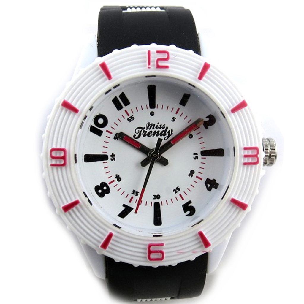 Les Trésors De Lily [N2380] - Girl's Watch 'Trendy' White Red Black
