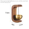 Creative Japanese Style Magnetic Wooden Door Bell Home Entrance Wind Chime Decoration Dopamine Walnut Copper Ornam Wind Chimes