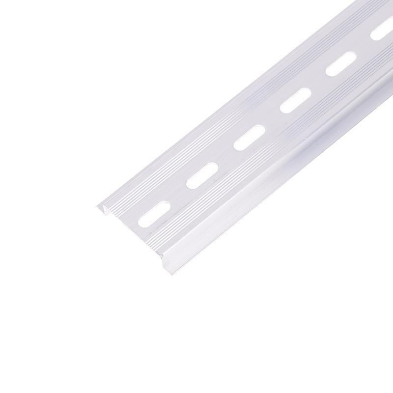 5Pcs Iron Din Universal Rail Width 35Mm Length 10/20/30/50Cm Terminal Block Electrical Slotting Din Rail