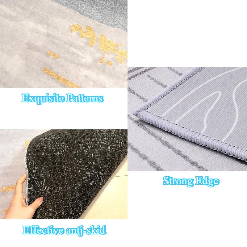 Minimalism Decoration Living Room Carpet Ink Wash Style Large Area Non-slip Rugs Modern Bedroom Lounge Sofa Easy Clean Floor Mat