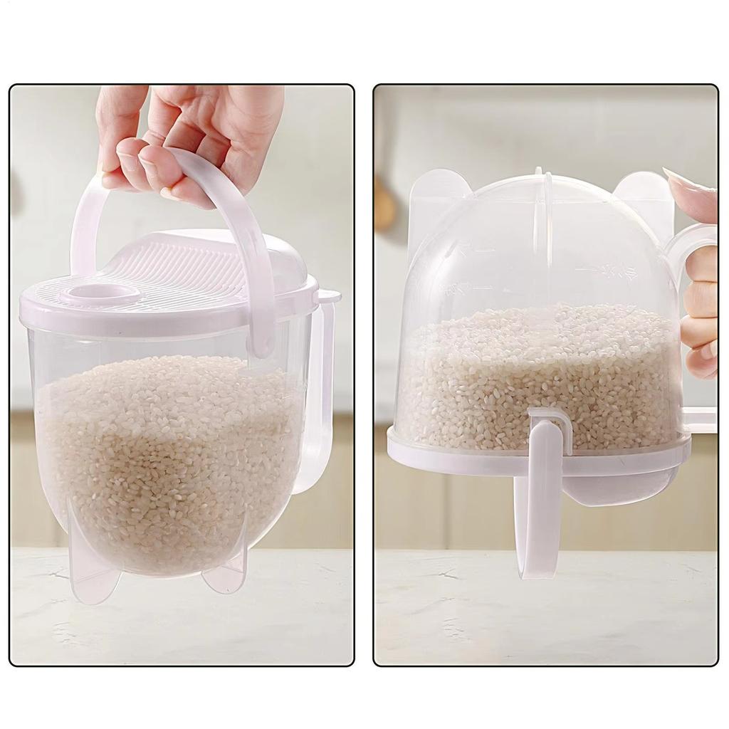 Hands-Free Rice Washer Strainer Basket Quick Cleaning Rice Washing Tool for Kitchen