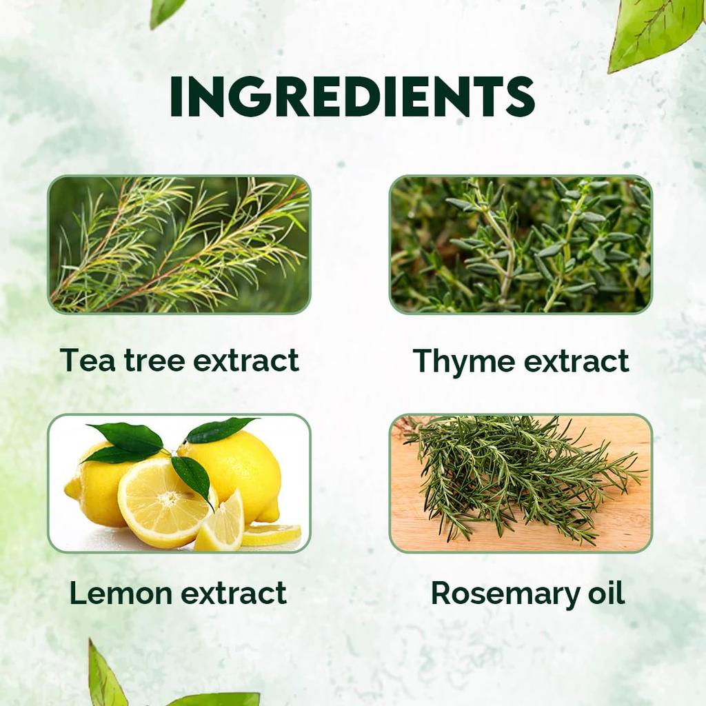 Jovees Herbal Thyme And Tea Tree Anti Dandruff Shampoo For All Hair Types 300ml