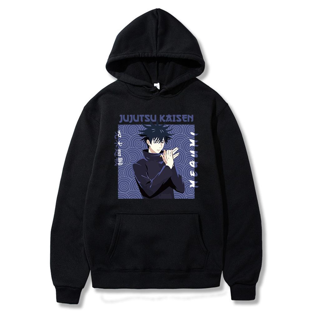 Jujutsu Kaisen Hoodies Graphic Vintage Oversized Hooded Sweatshirt Long Sleeves Soft Hoodie Men Women Clothes
