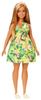 barbie Fashionistas Yellow Dress FXL59 (Tropical Print Doll for Dress Up Play)