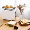 Supporto scaldapane pieghevole in acciaio inox per sandwich, maniglia anti-scottatura, accessorio per tostapane, utensili da cucina