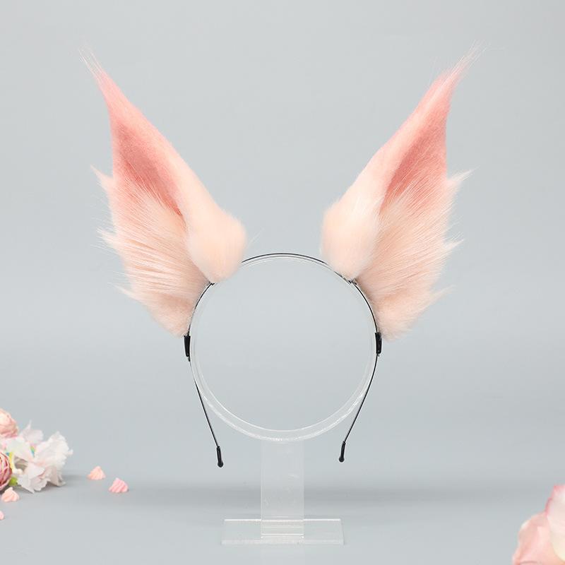 Plüsch Niedliches Tier Fuchs Katzenohr Stirnband Cosplay Kopfbedeckung Cartoon Haaraccessoires für Bühnenauftritt Comic-Con Party