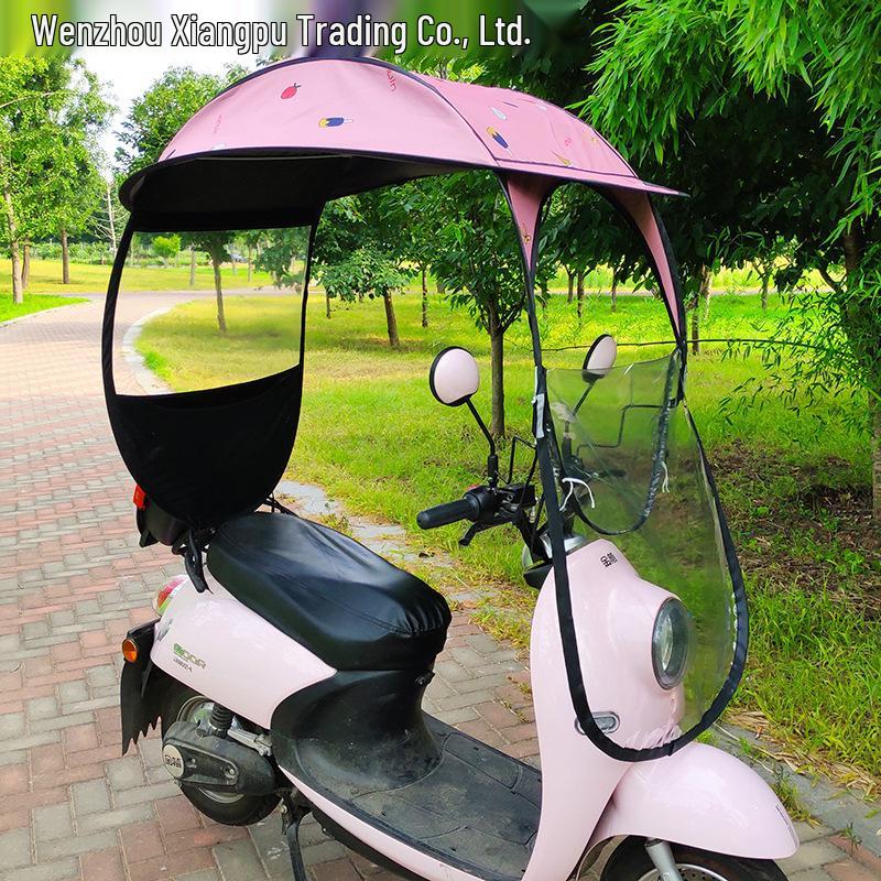 Stříška na elektrokolo: Plážový přístřešek odolný proti dešti a větru