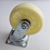 6-Inch White Nylon Swivel Caster Wheel with Brake