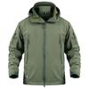 Soft Shell Waterproof Military Jacket Men Winter Warm Outdoor Hiking Hooded Camouflage Fleece Tactical Coat