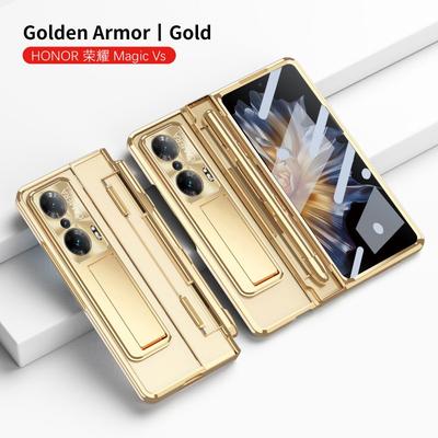 Прозрачный чехол Full Coverage для Honor Magic со слотом для стилуса, ударопрочный корпус из ПК, тонкий складной дизайн