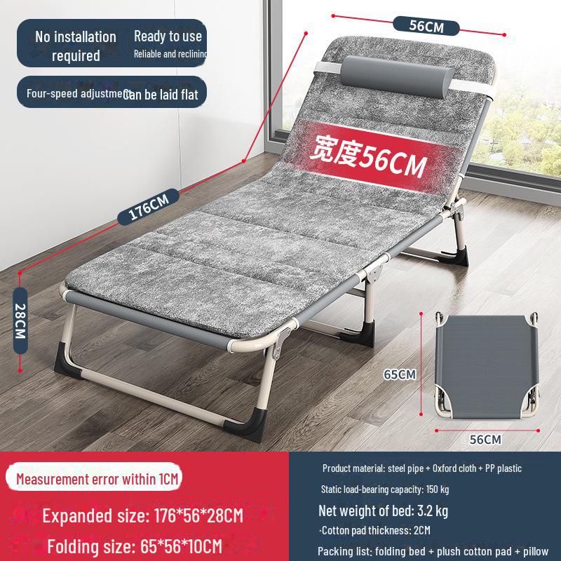 Folding Multifunctional Recliner Bed: Perfect for Home, Office, Outdoor Naps, and Camping.