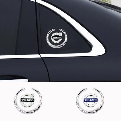 3D Metal Stickers Car Emblem Side Window Body Badge Accessories For Rdesign Polestar AWD V50 S60 XC60 S40 XC40 XC90 V60