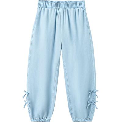 Balabala Girls' Cool Feel Antibacterial Denim Jeans
