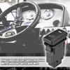 X AUTOHAUX Toyota Compatible Alphard ANH10 Hole Expansion Port Switch Rear View Mirror Heating Switch with Wire 1 Set