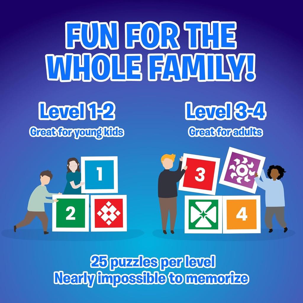 Uzzle 3.0 Stolní hra Rodinné blokové puzzle hry pro věk 4+