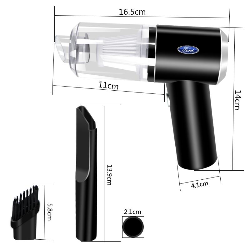 Car Vacuum Cleaner Wireless Handheld Portable Cordless Cleaner Car Interior Accessories For Ford Ranger T6 PX