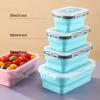 Collapsible Silicone Food Storage Container Set - 4 Piece