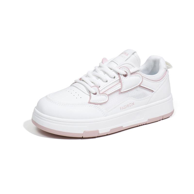 Summer little white shoes women's new mesh breathable thick-soled sports shoes design sense casual board shoes J88