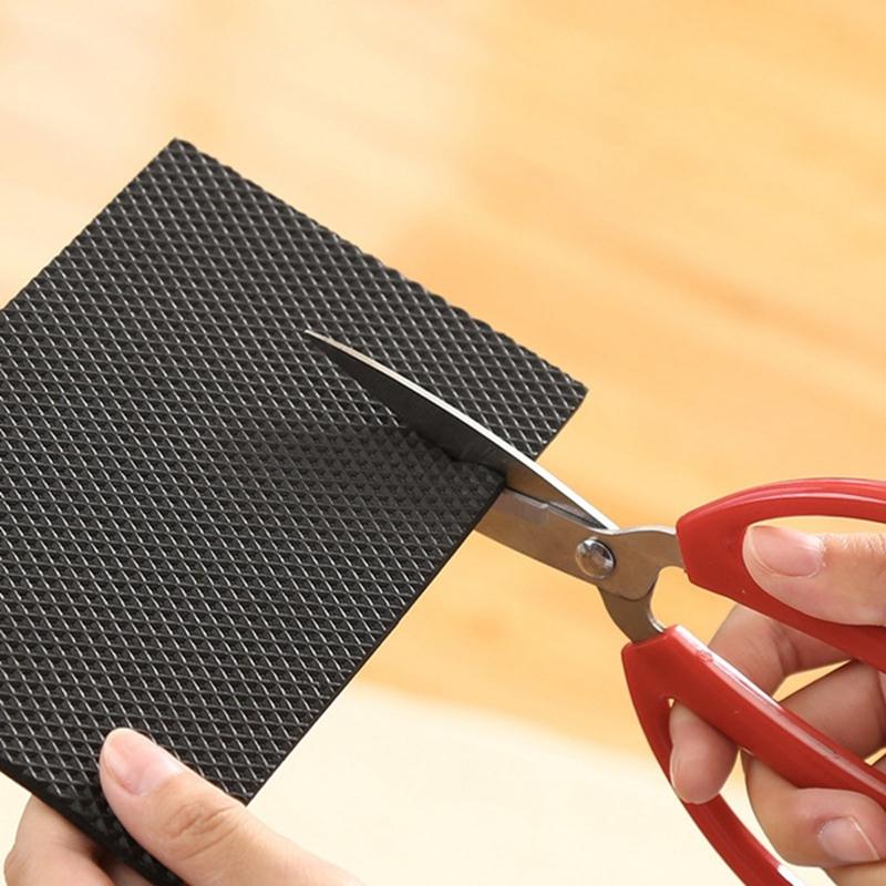 Tappeto nero autoadesivo per gambe per mobili Protezioni per pavimenti antigraffio Coprigambe per tavoli per sedie Tappi antiscivolo per gambe per sedie per mobili