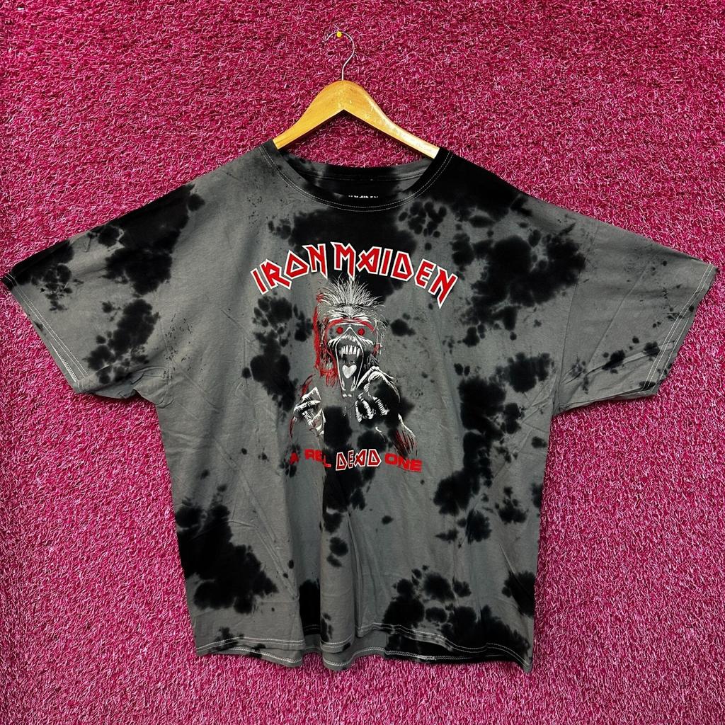 Iron Maiden a Real Dead One Tie Dye Tshirt