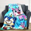Customiz Name Personality UniKitty Blanket Soft &Warm Sofa Office Bed Travel Lunch Break Blanket, Gift Suitable All Seasons