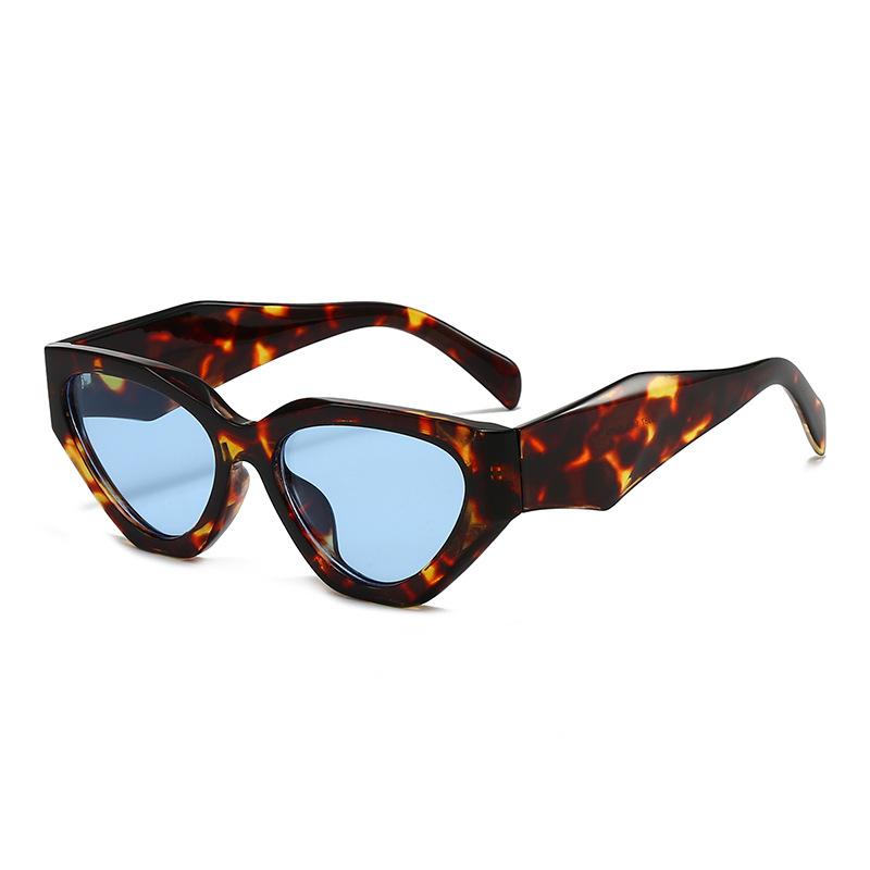 New personalized cat's eye retro versatile sunglasses large frame European and American outdoor sunscreen fashion sunglasses S