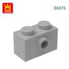 Non-Toxic 131Pcs/Lot 86876 Brick Modified 1X2 With Stud On Side Accessories Compatible With Brick Diy Children'S Toy Assembly Parts