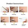 Îndepărtătorul punctelor negre Strânge acnee Pensetă cu ac Alema Puncte negre Clip pentru celule 5 Extractor Coșuri Comedon Puncte negre Naz Sebum Tool