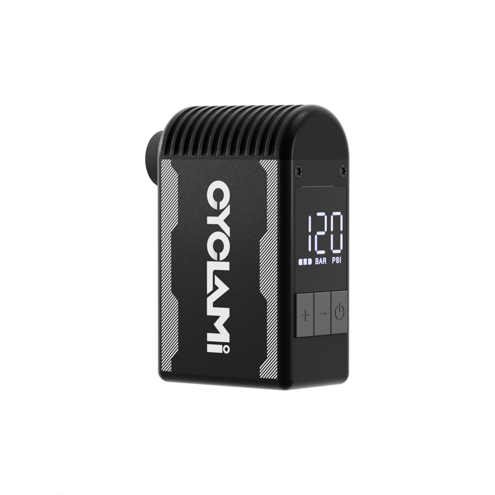 CYCLAMI A2S Mini Electric Air Pump 120 PSI Portable Bicycle Cordless Air Inflator Presta Schrader Valve Outdoor Road MTB Bike A2s