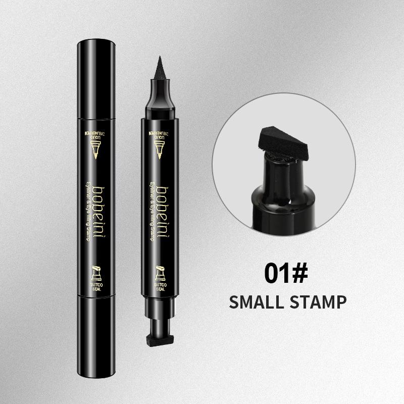 Bobeini Double-Headed Triangle Waterproof Quick-Dry Eyeliner
