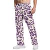 Men's Leopard Print Casual Pants, Relaxed Fit Breathable Long Trousers for Athletic Training, Daily Wear, and Outdoor Sports