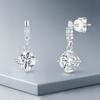 Moissanite Earrings Wrap Diamond Drop BME009