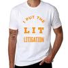 I Put The Lit In Litigation Funny Lawyer Litigator Tshirt Cotton T Shirts Unisex 100 Tshirt