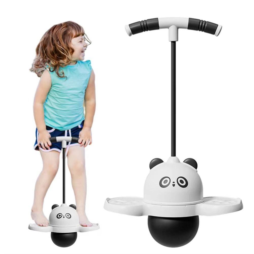 

Утолщенные игрушки-прыгуны Панда, увеличивающие высокоэластичные игрушки-мячи для баланса, фитнес-упражнения Pink