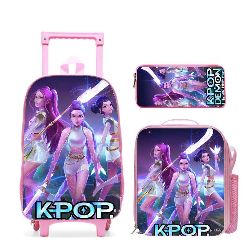Kpop Witch Hunter Girl Group Schoolbag High Definition Printing Casual Crossing Border Lightweight Tie Rod Backpack One Piece Hair