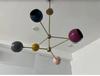 6 Multi Color Shade Ceiling Cone Contemporary Style Ceiling Fixture Chandelier Light Sputnik