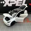 VKYA1 1/32 Tesla Cybertruck Modell 3 Modell S Modell X Modell Y Spielzeugauto Diecast Metall Off Road Sammlung Rückzieher Sound Licht Geschenk Junge