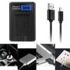 Compact ABS BP 808 Camera Battery Charger with LCD Display for Canon FS100 Camera Versatile Charging Option USB Charger