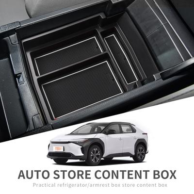 For Toyota Bz4x 2025-2025 for Subaru Solterra Center Console Armrest Box Storage Tray Interior Tidying Accessories Organizer