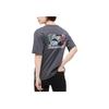 Uniqlo X Pop Mart Cartoon Anime Print Crew Neck T-Shirt Unisex Tops Dark-Gray 449367-08