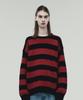 THEVINYLHOUSE Mohair Bold Striped Sweater Red (Vh2Dfuk603A)