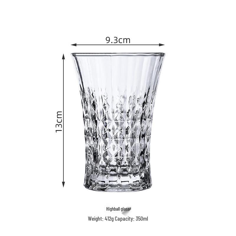 ZJQ Vintage French Stemmed Glass Collection 350ml